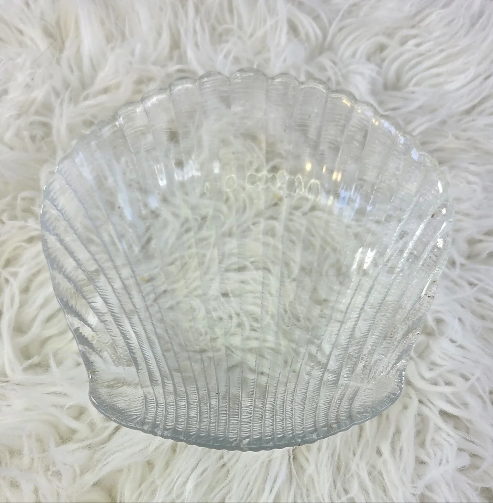 Arcoroc Seabreeze Coquillage Clear Seashell Glass Bowl
